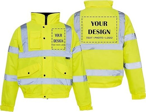 Stormway Alta Visibilidad Personalizada Bombardero Seguridad Ropa de Trabajo Chaqueta Hombres y Mujeres - Imagen 12 de 20