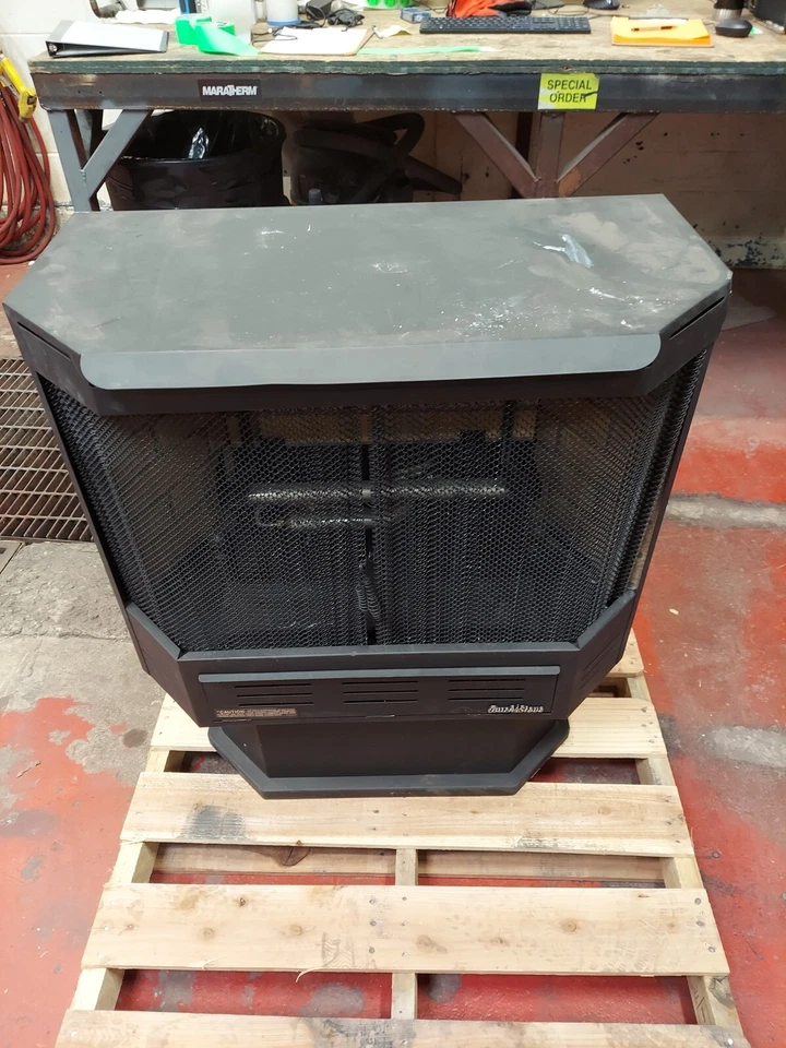 Estufa de gas Buck modelo 329 sin ventilación, arañazos y abolladuras Foto 4 de 4