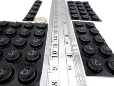 1/2" Stick-On Pad Rubber Feet For Laptop Electronics Kitchen Appliance Equipment