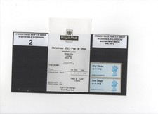 POST GO XMAS POP UP MACHIN BLUE MA12 CS2 2ND PAIR DEC 13 ADGB13 A3 WESTFIELD LDN