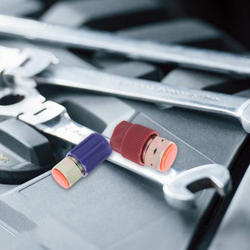2 Pieces Automobile Adapter Quick Coupler Retrofit Fitting Kit R134a - 第 11/12 張圖片