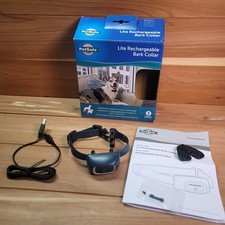 PetSafe Lite Rechargeable Bark Collar Waterproof Tested Works w/ Cable