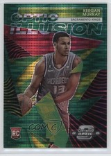 2022 Panini Contenders Optic Illusion Green Pulsar Prizm 14/25 Keegan Murray oh4