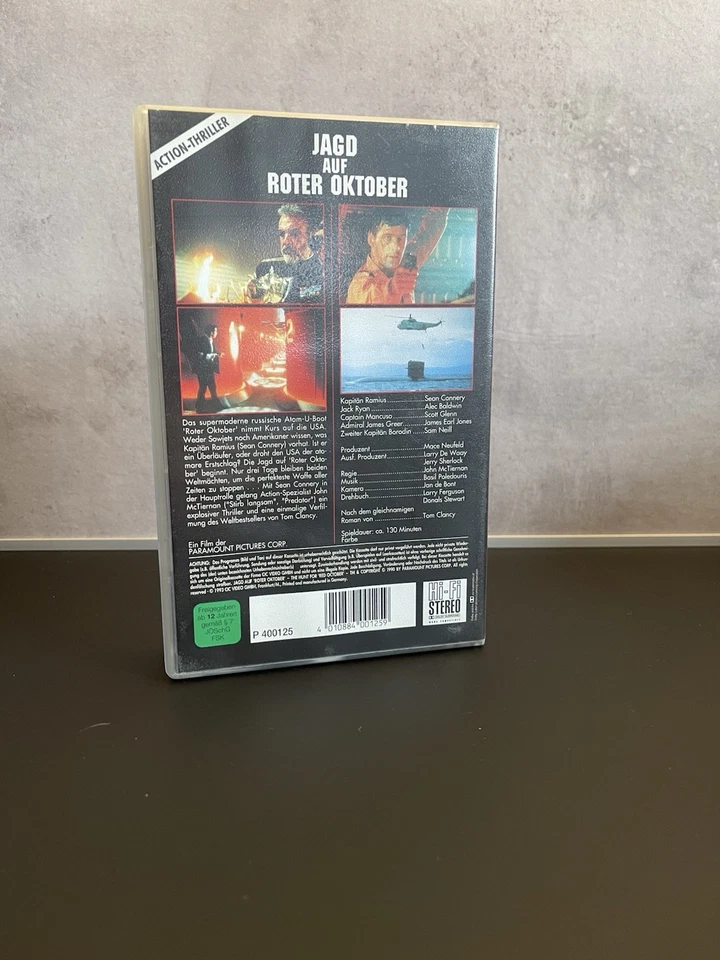 VHS (Videokassette): Jagd auf Roter Oktober (Sean Connery / Alec Baldwin) ++ Top - Bild 3 von 3