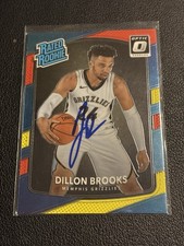 2017-18 Donruss Optic Dillon Brooks Signed #152 ROOKIE Rc Ip Auto Gtp Red Yellow