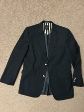 Nautica Boy  s Dark Navy color Sport Blazer with Gold Buttons size 16 Regular