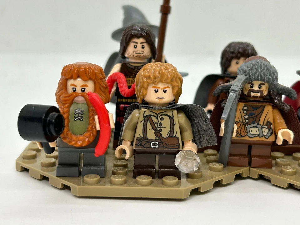 Lote de minifiguras LEGO (10x) de El Señor de los Anillos y El Hobbit / 79003 - Raro Foto 3 de 4