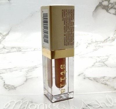 Stila Lip Gloss Mini - Elevator Pitch / Sheer Peach Fire Opal Shift , Travel New