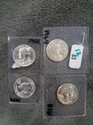 1954-1964 Washington Quarters Lot Of 4