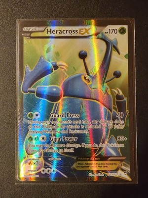 MP Heracross EX (105 Full Art) 105/111 XY - Furious Fists Holo
