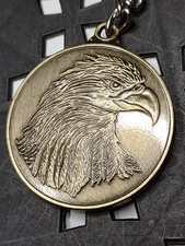 Nice Heavy Eagle Keychain