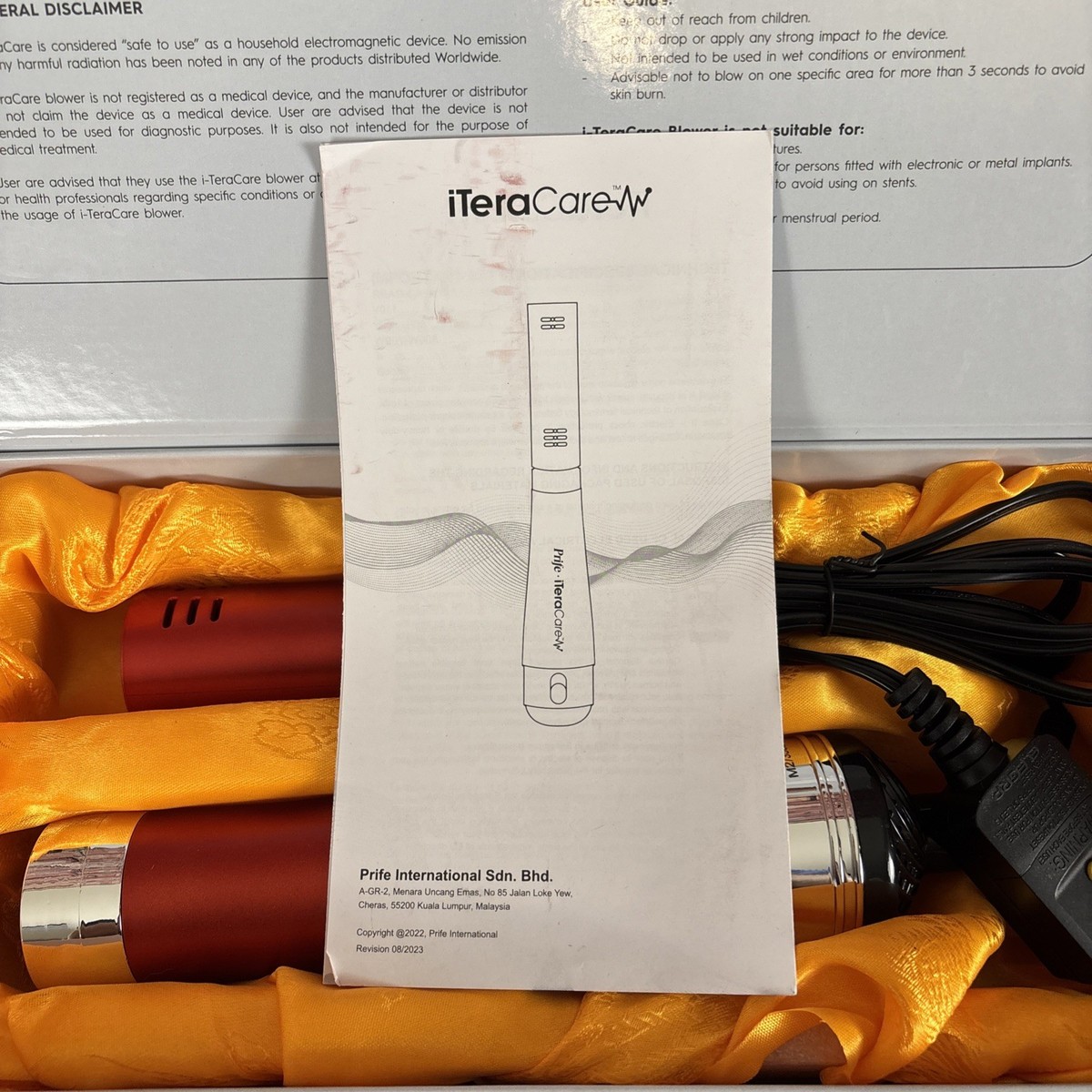 iTeraCare Classic 2.0 Terahertz Blower Prife Real Genuine