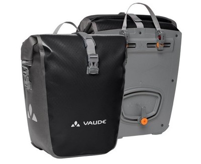 Vaude Doppeltasche Aqua Back Fahrradtaschen Gepäckträger wasserdicht 2x24L black