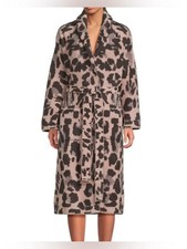 Barefoot Dreams Unisex CozyChic Adult Robe Exploded Leopard Size 2 178 NWT