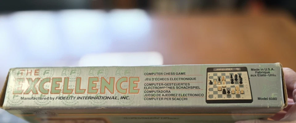 The Excellence Sensory Chess Computer Game 1980s Fidelity International #6080 - Image 3 of 4