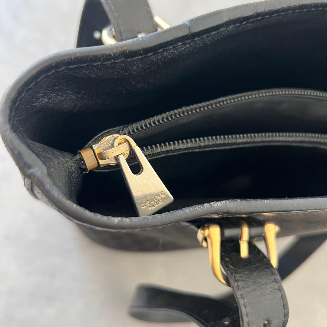 CELINE handbag for women, leather, macadam pattern. — image 14
