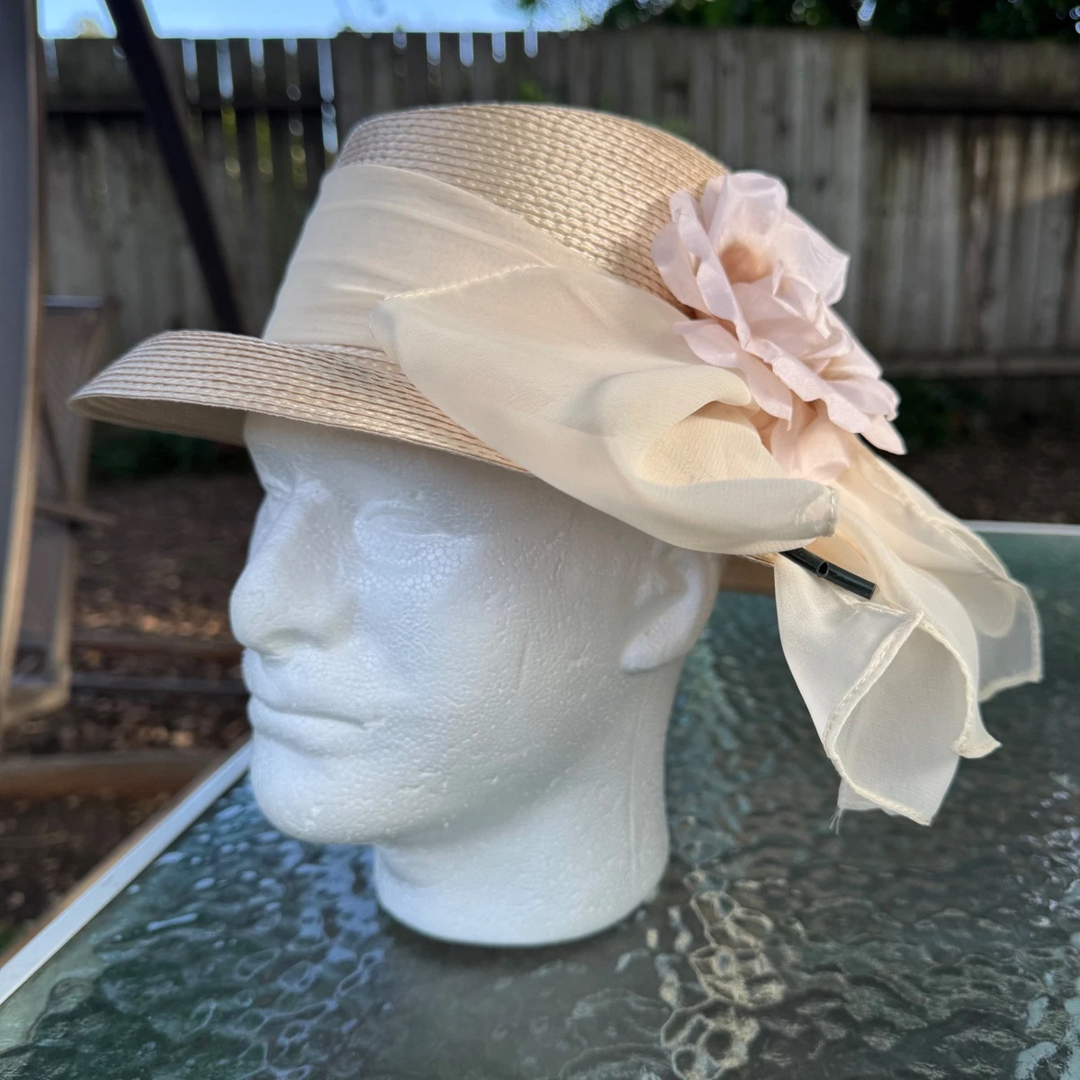 Cloche Hats Straw One Size for Women for sale | eBay display picture 2