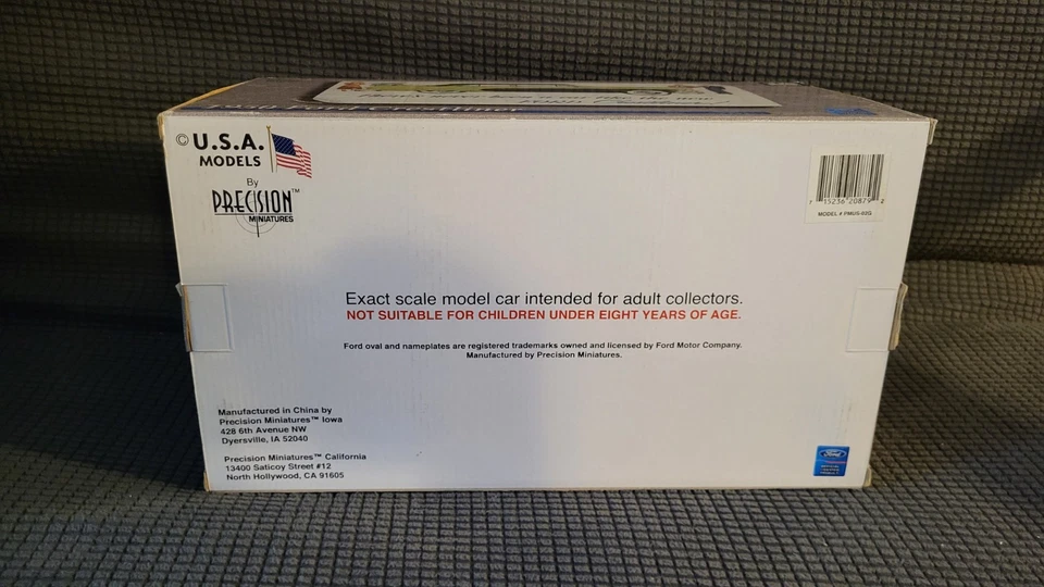 Precision Miniatures U.S.A. Models 1950 Ford Crestliner Sportsman Green 1:18 NIB - Image 2 of 4