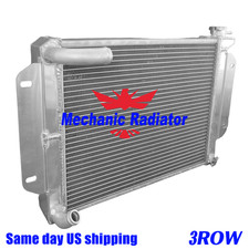 Aluminum Crossflow Radiator For 1968-1972 1969 1970 Mg Mgb Gtbase 1.8l Mt Full