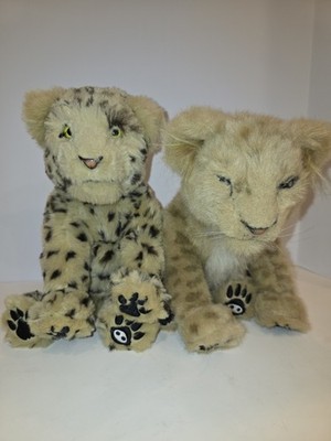 Wowwee Wow Wee Baby Cheetah And Leopard Cub Plush Interactive Realistic Animals