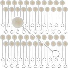 250 PCS Wool Daubers, Leather Dye Daubers, Wool Daubers Ball Brush with Metal Ha