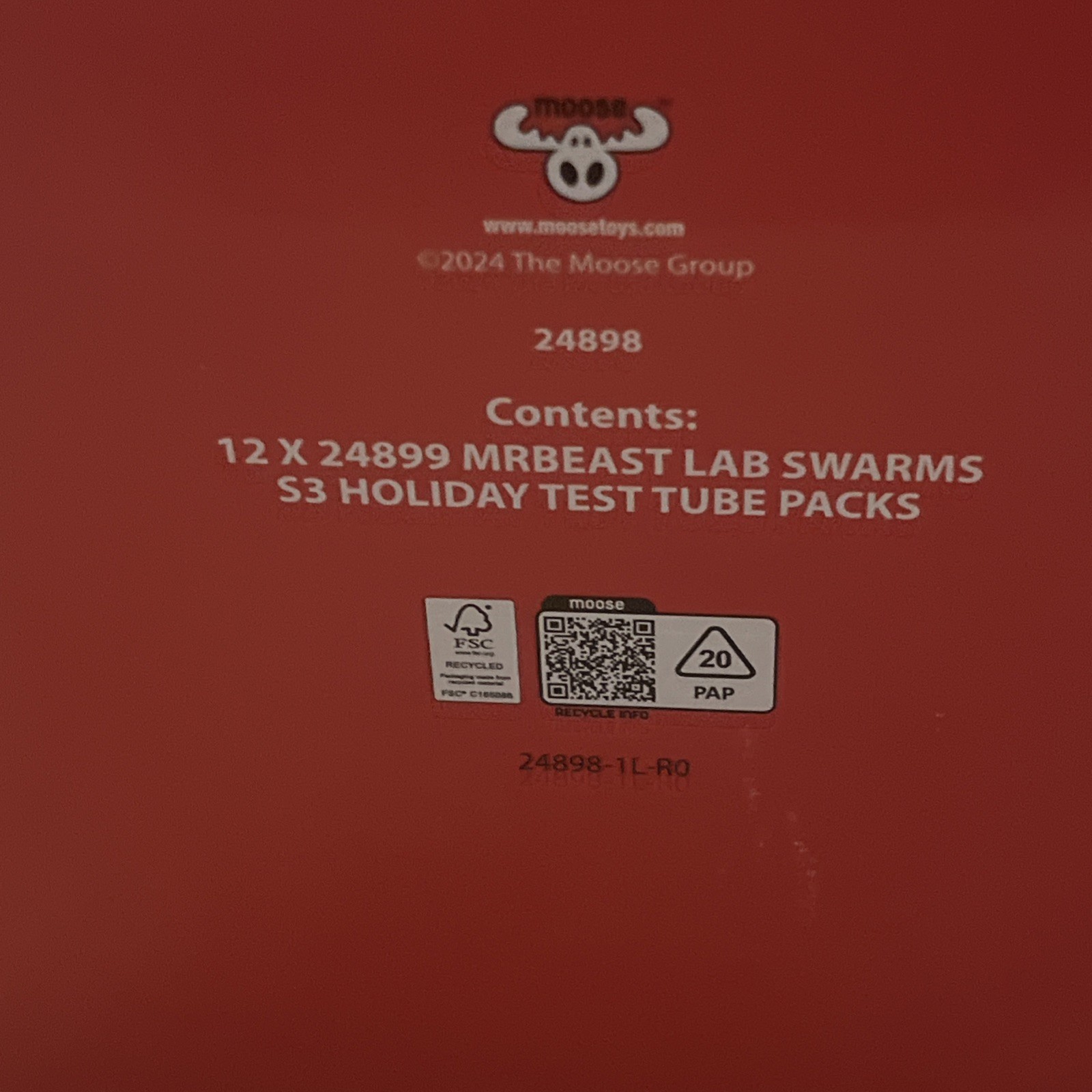 Case Of 12 Hyper Fusion HOLIDAY Micro Beast MYSTERY SWARMS Mr. Beast Tubes Rare!