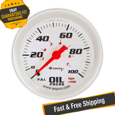 EQUUS E8444 2-5/8'' Mechanical Oil Pressure Gauge