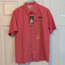 Eddie Bauer Coral Moisture Wicking Tech Woven Shirt NWT