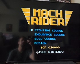 Mach Rider (Nintendo Entertainment System, 1985) NES