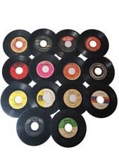 Lot of 14 Vintage 45 RPM Vinyl Records Soul - R B - Funk Assorted Singles