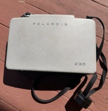 Polaroid Automatic 230 Gray Vintage Instant Land Camera with Case NOT TESTED