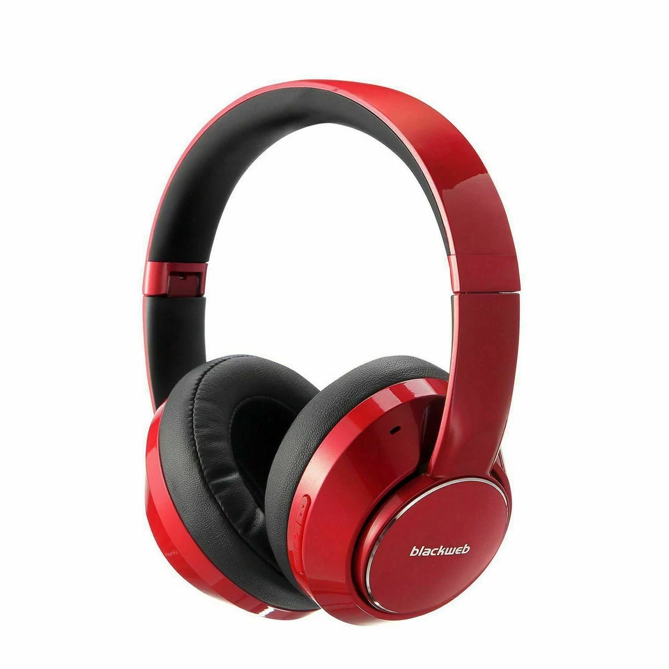 Blackweb Wireless Over-Ear Headphones Bluetooth Foldable Hands-free Calling - Image 2 of 3
