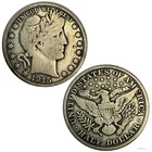 1915-P Barber Half Dollar-Better Date-50c-You Grade-FREE SHIPPING!!