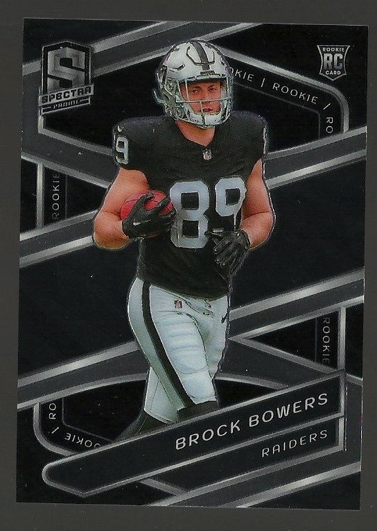 Brock Bowers 2024 Panini Spectra #116 Las Vegas Raiders RC
