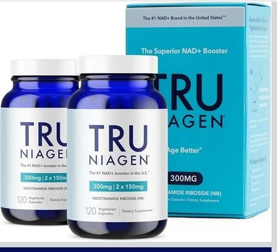 TRU NIAGEN NAD Supplement for Brain Function New Sealed Exp 04/2028 240ct.