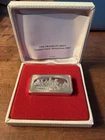 Franklin Mint 1000 Grains .925 Sterling Silver Bar Christmas 1972