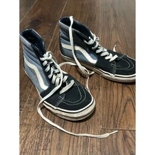 Vans Sk8 Hi High Top Skate Shoes Men US 7 UK 6 Blue Black White