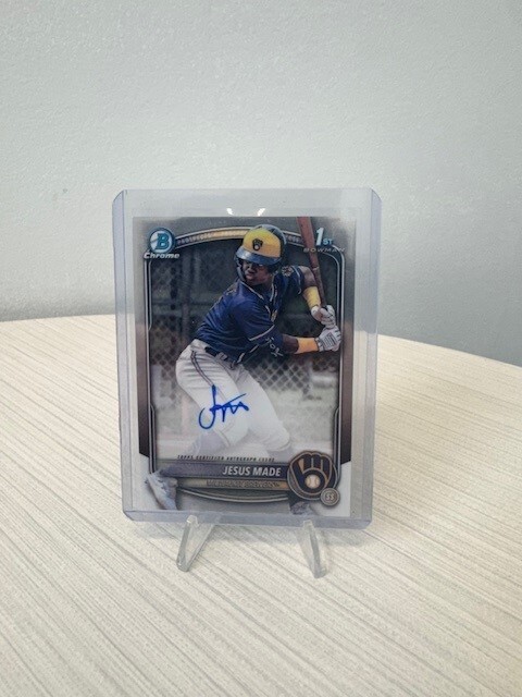 2025 Bowman Jesus Made 1st Bowman base auto