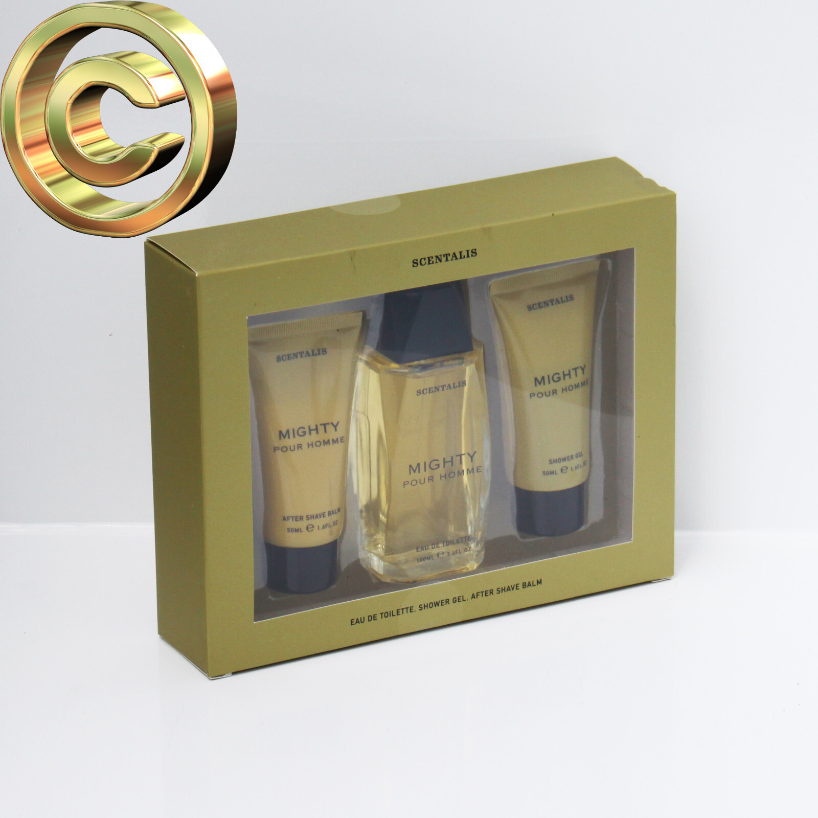 Scentalis Mighty Men's Designer Fragrance Shower Gel & After Shave Balm