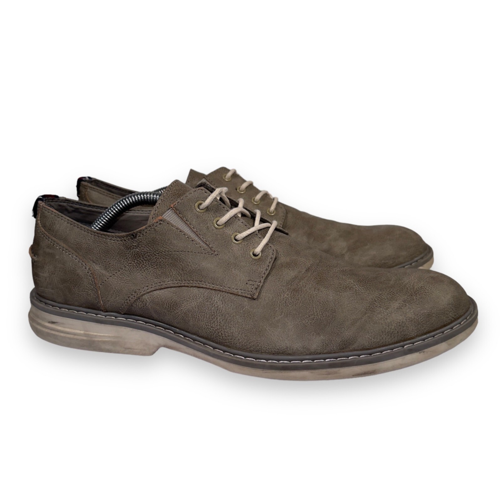 SAOLA Ben Sherman Countryside Derby Oxford punta liscia grigio BNMS20018 uomo 11