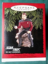 HALLMARK 1996 STAR TREK Next Generation Commander WIlliam T. Riker ORNAMENT-NIB
