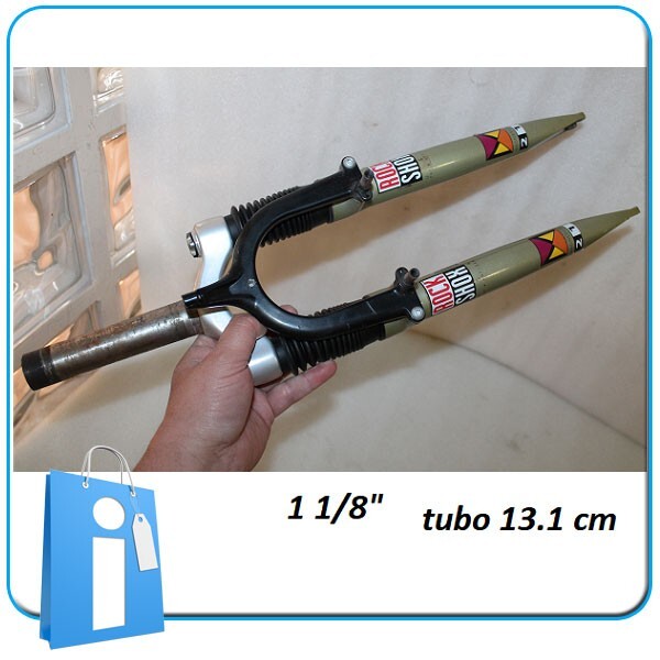 Fourche Suspension RockShox Mag 21 Vintage - Pour VTT 26", Direction 1 1/8", V-Brake