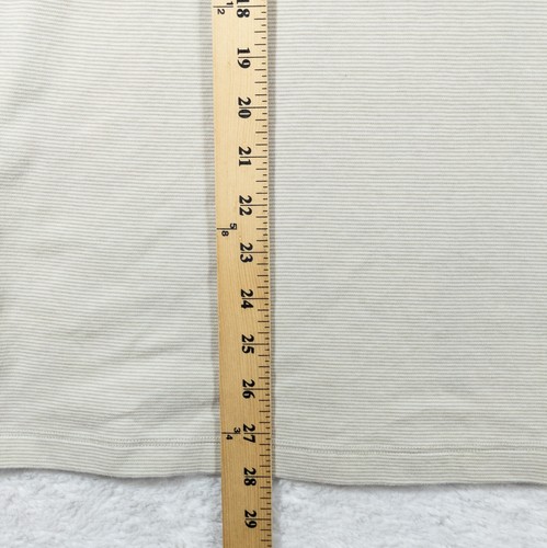 Camiseta Banana Republic Para Hombre XXL Crema Lujo Tacto Camiseta Rendimiento Manga Corta - Imagen 4 de 9