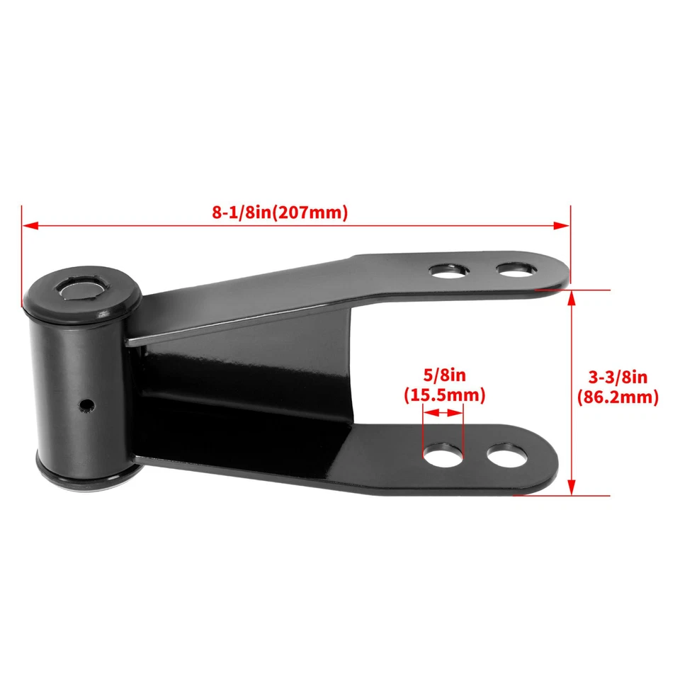 Grilletes bajantes traseros de 1"- 2" nivelación ajustable para Ford F150 F100 73-96 Foto 4 de 4