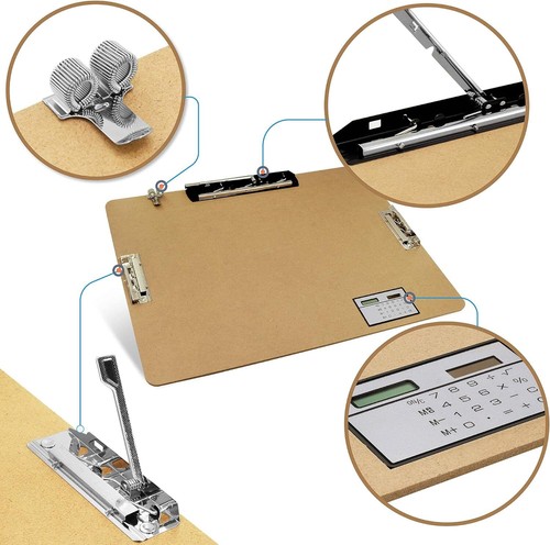 Performore 11x17 Inch Ledger Hardboard/Clipboard. (2 Pack) - Picture 3 of 7