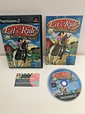 Let's Ride Silver Buckle Stables Sony PlayStation 2 PS2 Game Complete in Box CIB