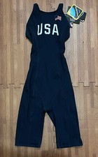 Rocket Science Sports Team USA Womens Rocket Orbit2 Kneeskin Swimsuit Size YM/XS