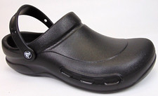 Crocs Bistro Slip Resistant Slip On Clogs Work Shoes, Men's Size 10.0 M, Black