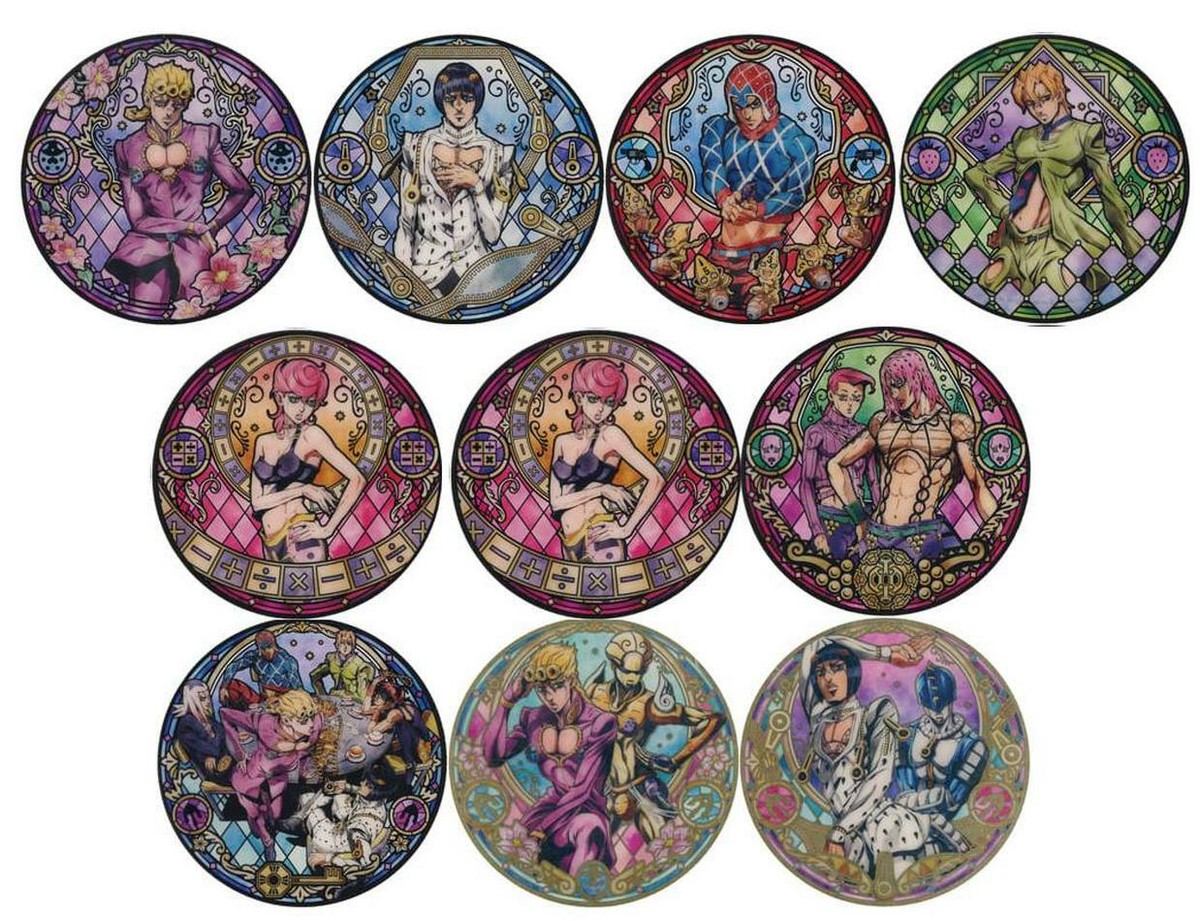 JOJO様 10商品おまとめ JoJo's Bizarre Adventure Part.5 DISC ART card 10 Set BANDAI 2021