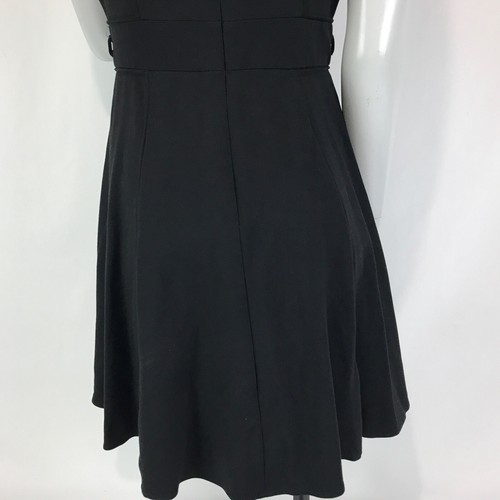 Review Dress Black Size 10 A Line Sleeveless Boat Neck Business Cocktail Ponte - Picture 8 of 12